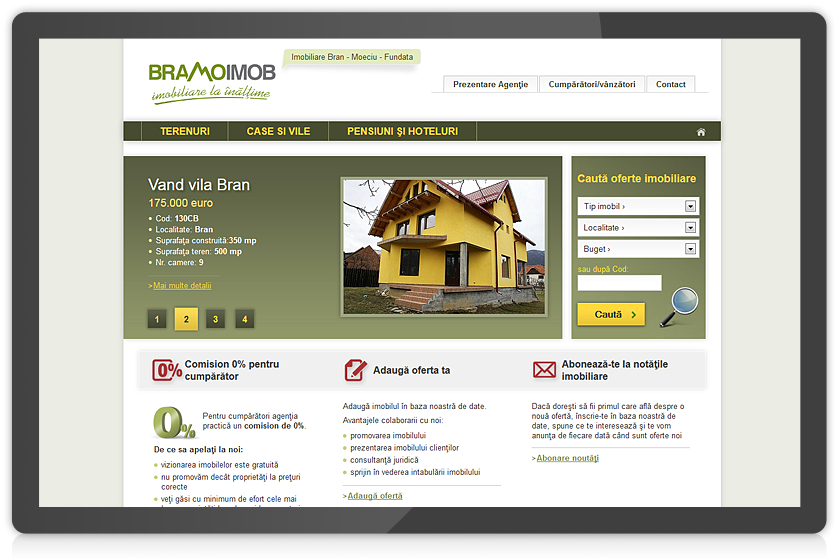 Site bramoimob.ro - Relizat de Inovativ Media