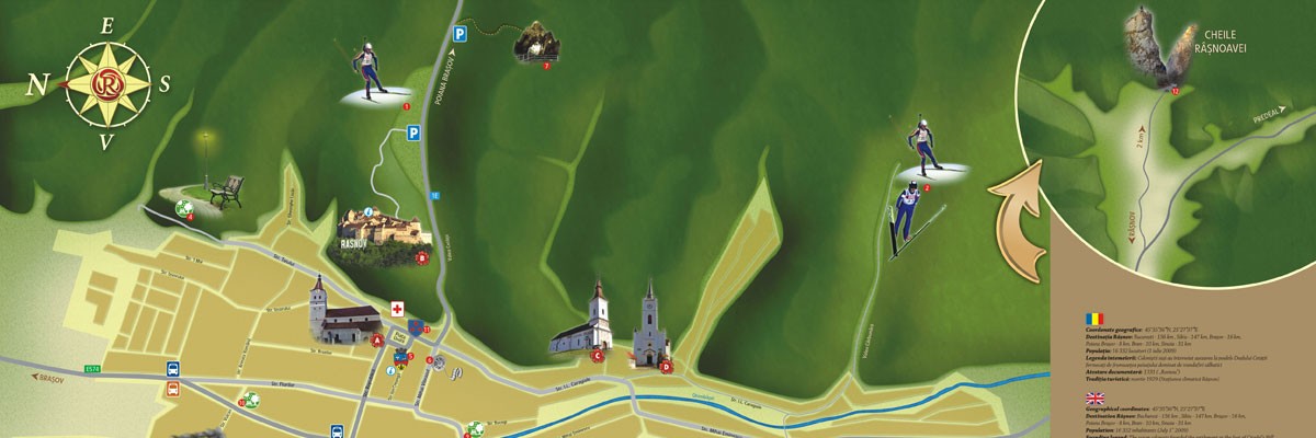 Harta Turistică a Râşnovului