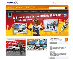 Reclama web campania publicitate Bison 2014